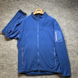Arcteryx Men's Polartec Fleece Full Zip Jacket Size XL Blue *FLAWED* Gorpcore